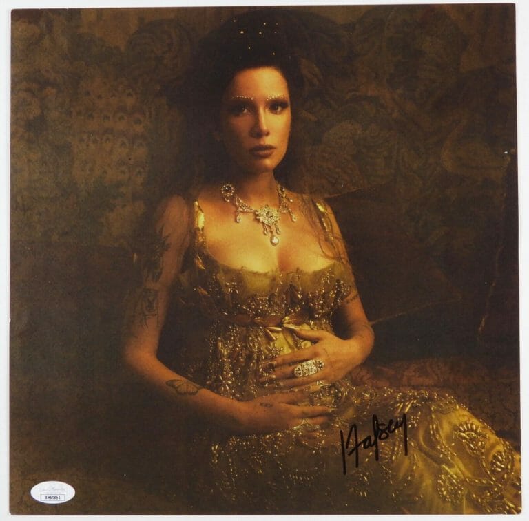 HALSEY SIGNED JSA AUTOGRAPH ALBUM 12″ LITHOGRAPH
 COLLECTIBLE MEMORABILIA
