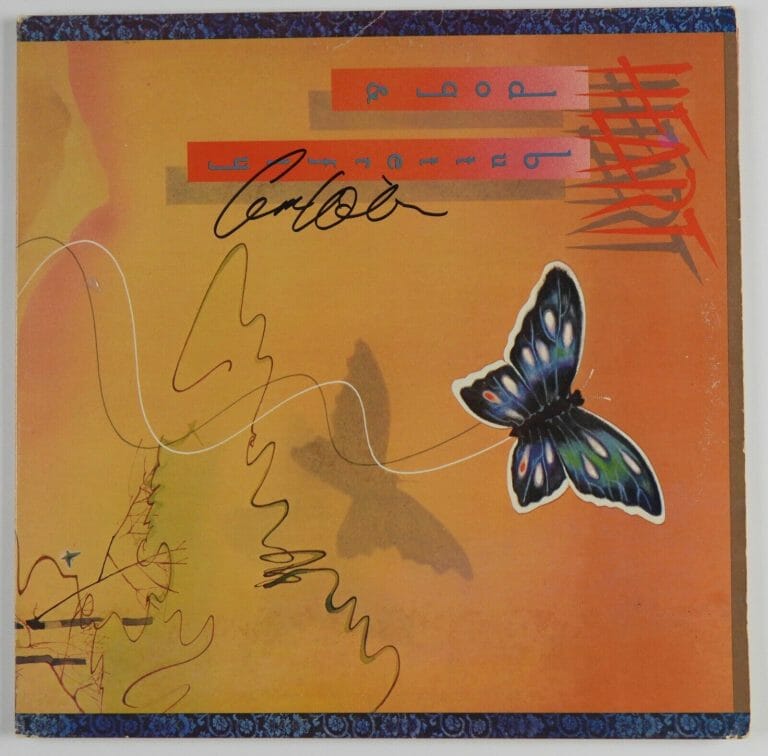 HEAT ANN WILSON SIGNED JSA AUTOGRAPH ALBUM RECORD VINYL DOG AND BUTTERFLY
 COLLECTIBLE MEMORABILIA