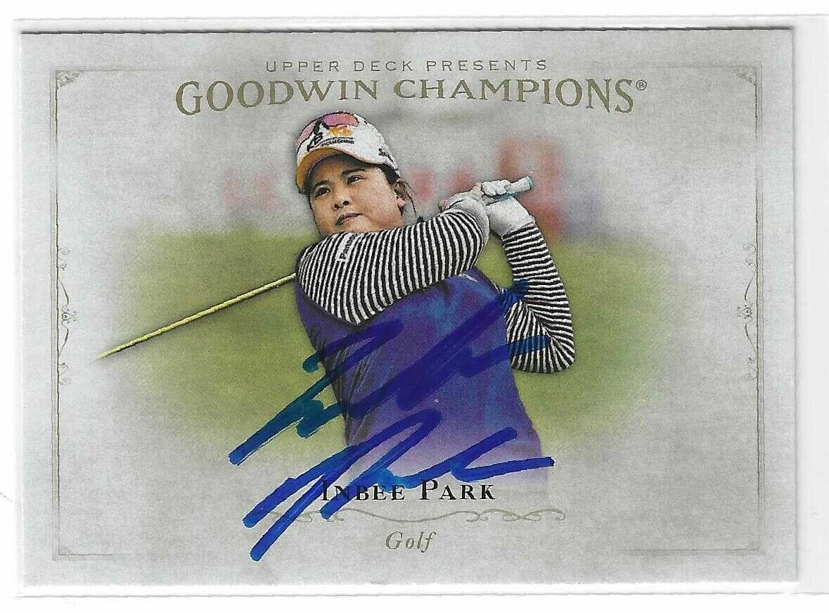 Inbee Park Signed 2016 UD Goodwin Champions Golf Card #72 LPGA
Opens in a new window or tab