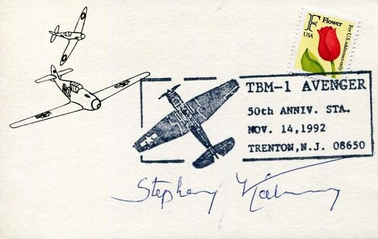 ISTVAN STEPHEN KALMAN HUNGARIAN WWII WAR ACE FIGHTER PILOT RARE SIGNED AUTOGRAPH
 COLLECTIBLE MEMORABILIA