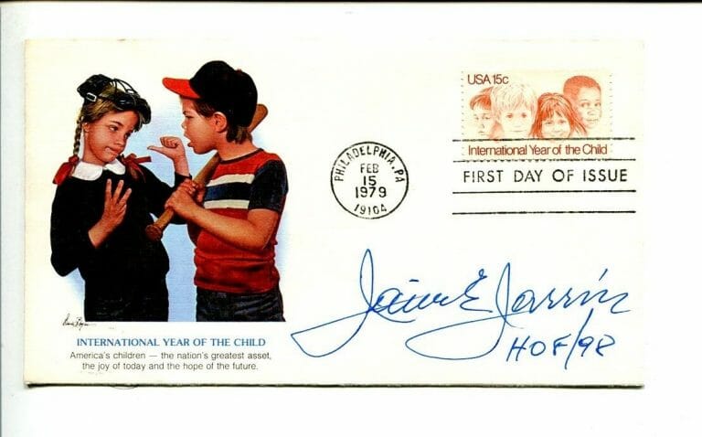 JAIME JARRIN LA LOS ANGELES DODGERS BROADCASTER HOF SIGNED AUTOGRAPH FDC JSA
 COLLECTIBLE MEMORABILIA