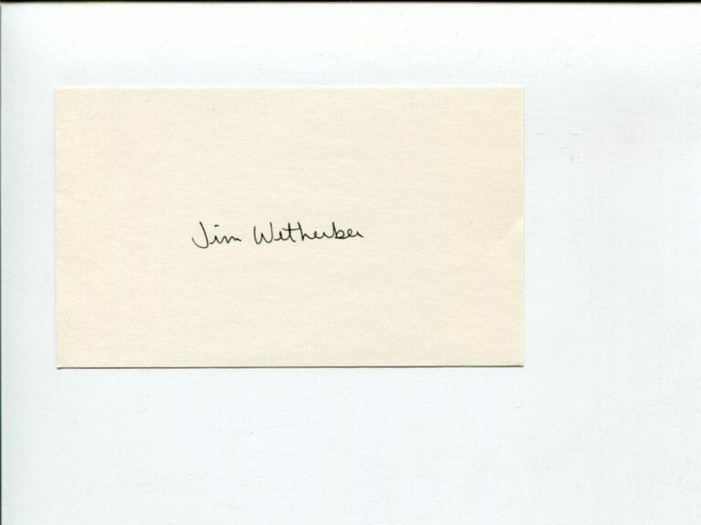 JAMES JIM WETHERBEE NASA STS ASTRONAUT SPACE RARE SIGNED AUTOGRAPH
 COLLECTIBLE MEMORABILIA