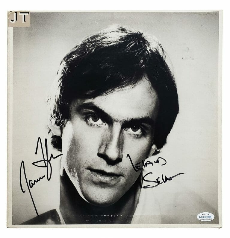 JAMES TAYLOR & LEELAND SKLAR AUTOGRAPHED SIGNED RECORD ALBUM LP ACOA
 COLLECTIBLE MEMORABILIA