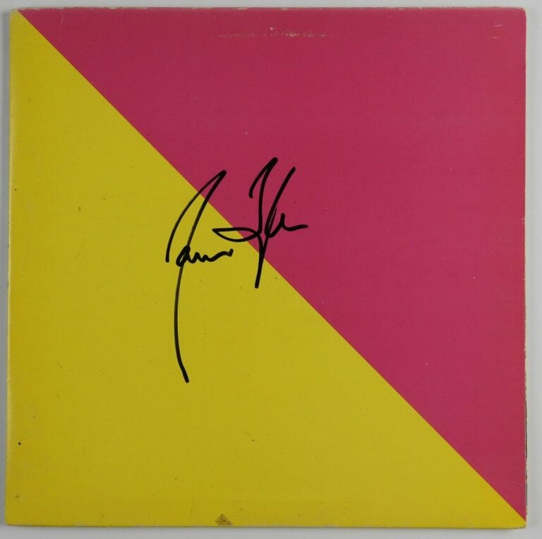 JAMES TAYLOR JSA SIGNED AUTOGRAPH RECORD ALBUM VINYL FLAG
 COLLECTIBLE MEMORABILIA