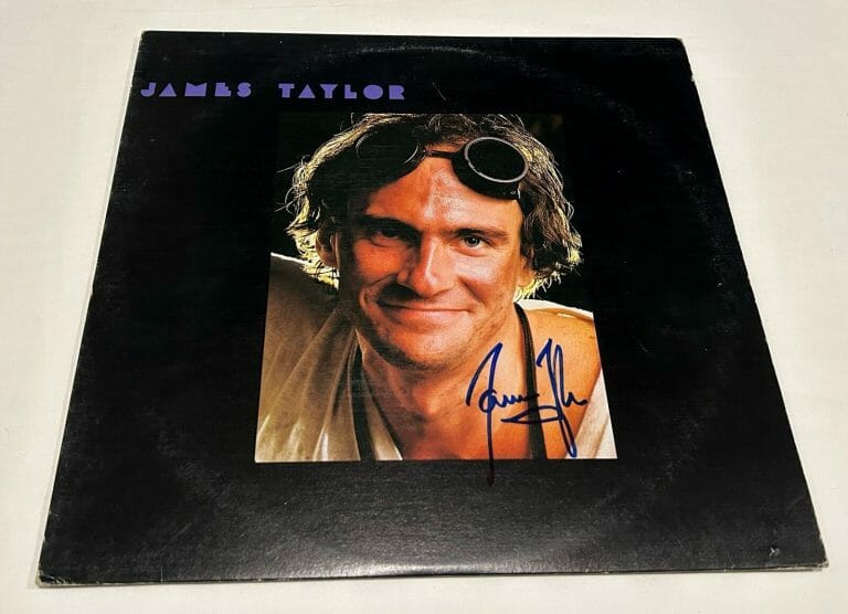 JAMES TAYLOR SIGNED DAD LOVES HIS WORK VINYL RECORD JSA
 COLLECTIBLE MEMORABILIA