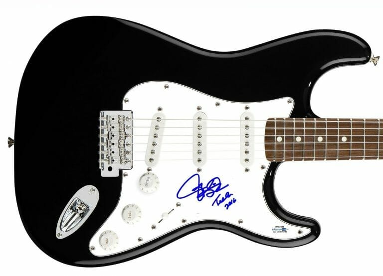 JEFF KEITH AUTOGRAPHED SIGNED GUITAR ACOA
 COLLECTIBLE MEMORABILIA