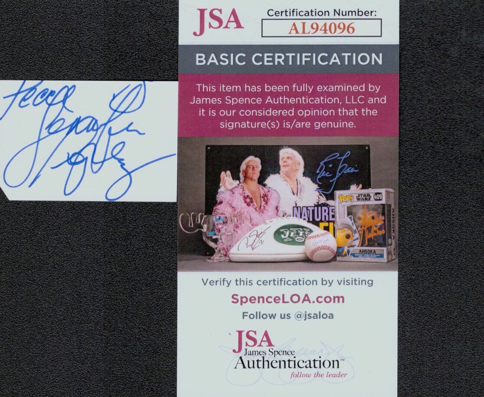 JENNIFER LOPEZ Signed Autograph 1.5x2 Album Page JSA COA
Opens in a new window or tab