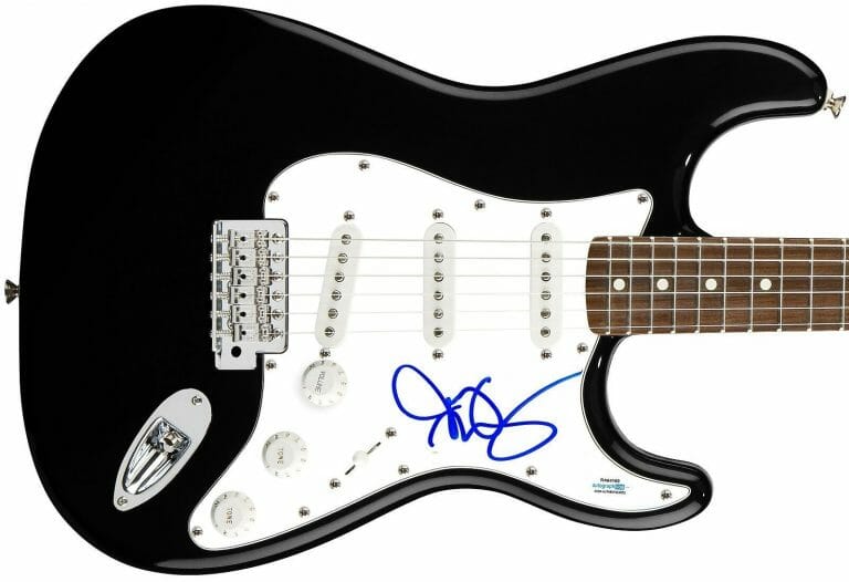 JENNY MCCARTHY AUTOGRAPHED SIGNED GUITAR ACOA
 COLLECTIBLE MEMORABILIA