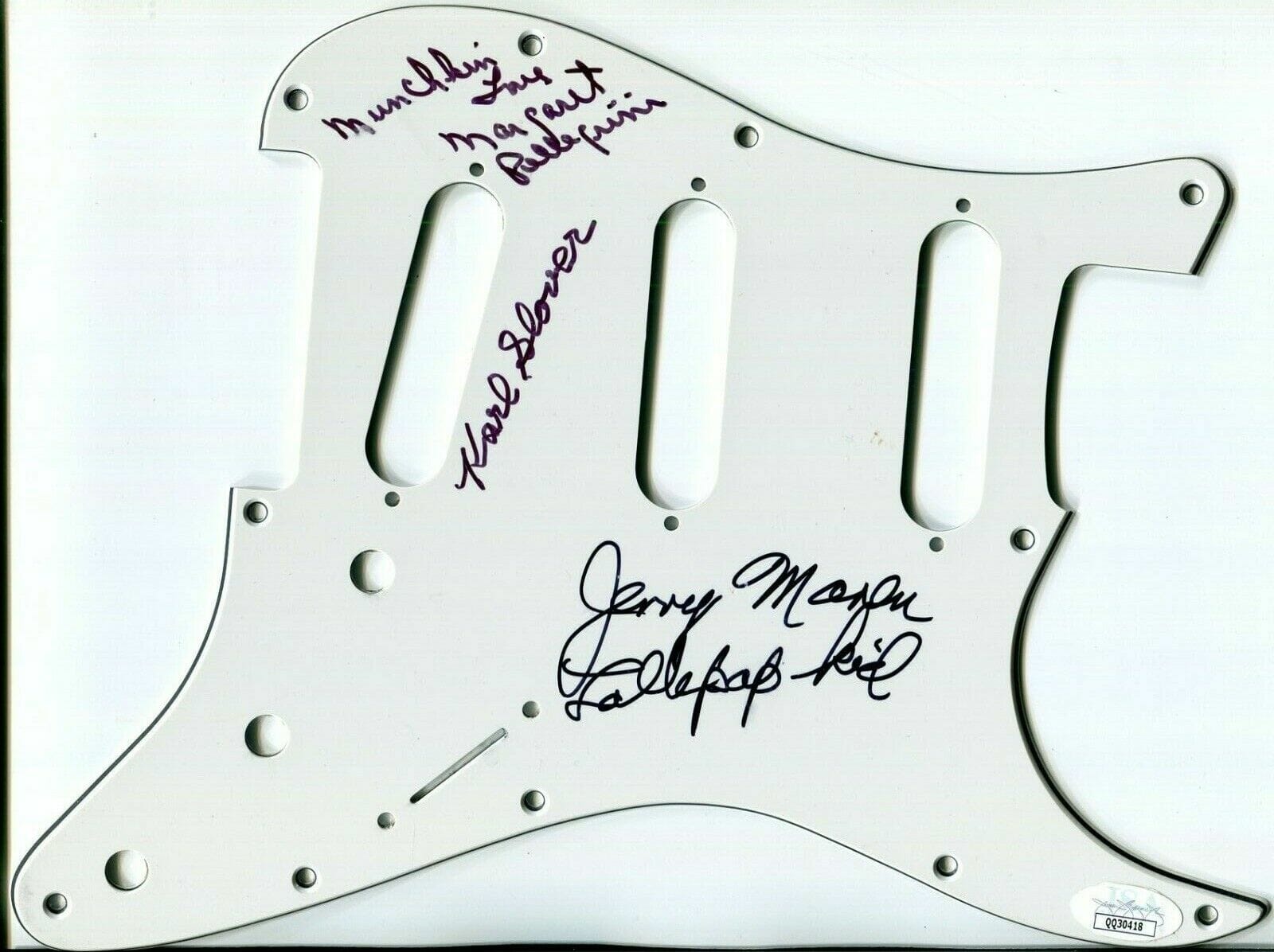 Jerry Maren Wizard Of Oz & Other Munchkins Signed Autograph Guitar Pickguard JSA
Opens in a new window or tab