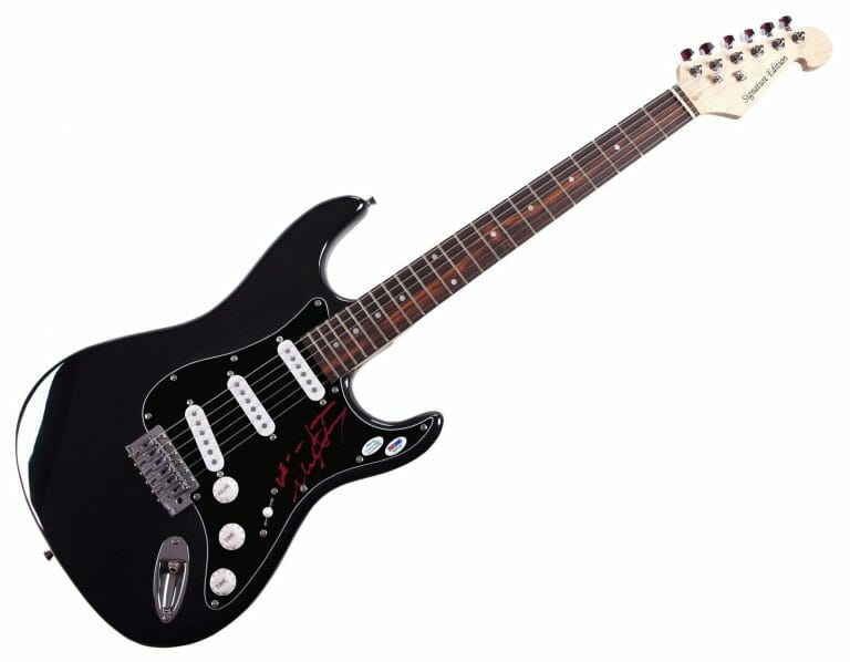 JESSE MCCARTNEY AUTOGRAPHED SIGNED GUITAR ACOA PSA
 COLLECTIBLE MEMORABILIA