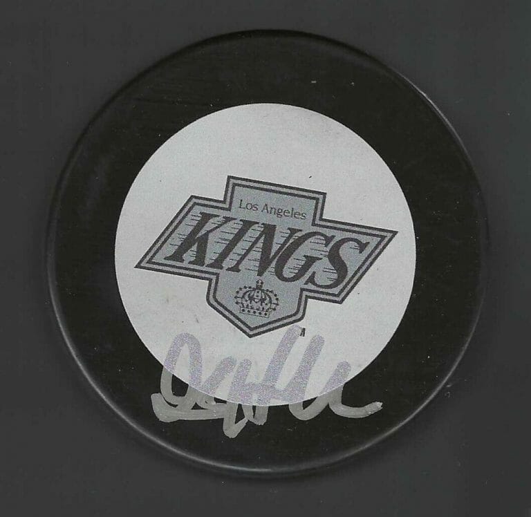 JIM HILLER SIGNED LOS ANGELES KINGS PUCK LA
 COLLECTIBLE MEMORABILIA