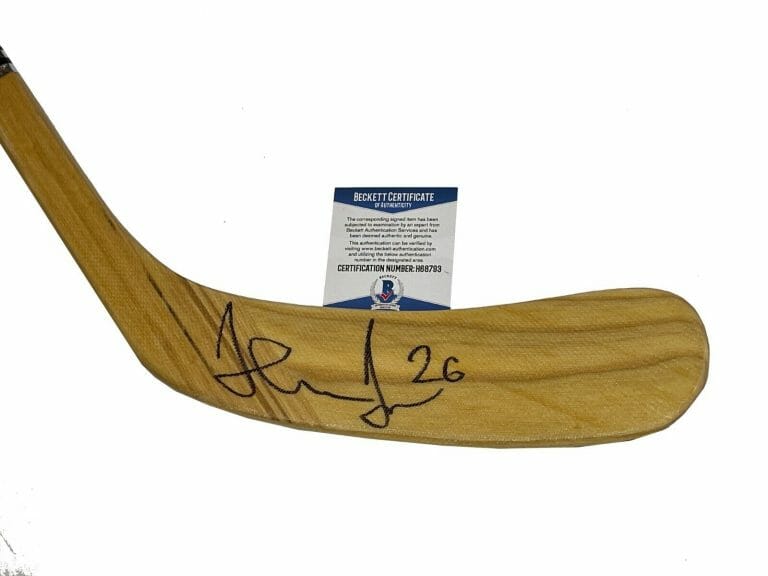 JIRI HUDLER SIGNED DETROIT RED WINGS HOCKEY STICK BECKETT COA
 COLLECTIBLE MEMORABILIA