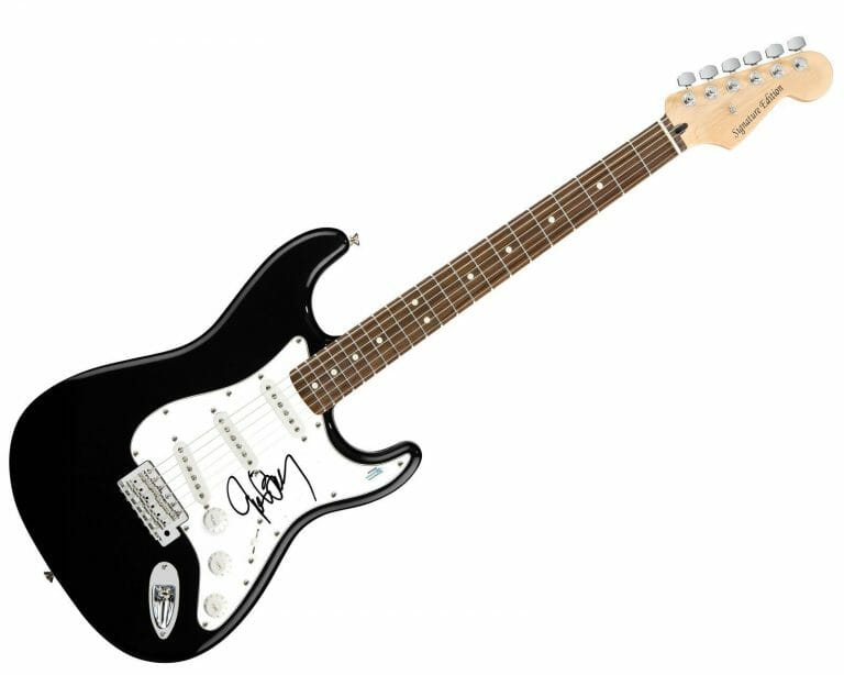 JOAN BAEZ AUTOGRAPHED SIGNED GUITAR ACOA
 COLLECTIBLE MEMORABILIA