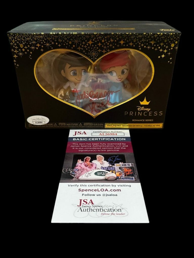JODI BENSON DISNEY LITTLE MERMAID ARIEL SIGNED AUTOGRAPH ROMANCE FUNKO POP JSA
 COLLECTIBLE MEMORABILIA