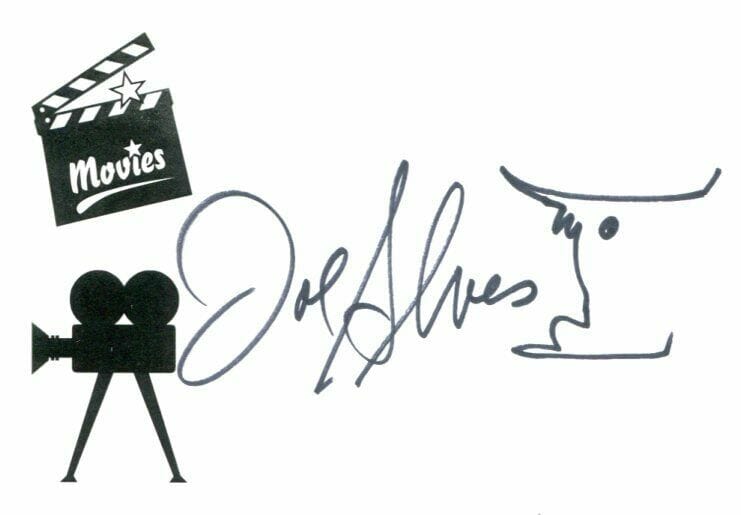 JOE ALVES PRODUCTION DESIGNER DIRECTOR JAZZ RARE SIGNED AUTOGRAPH WITH SKETCH
 COLLECTIBLE MEMORABILIA