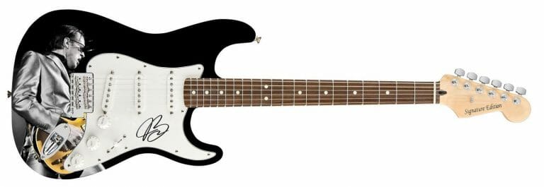 JOE BONAMASSA AUTOGRAPHED SIGNED 1/1 CUSTOM GRAPHICS PHOTO GUITAR
 COLLECTIBLE MEMORABILIA