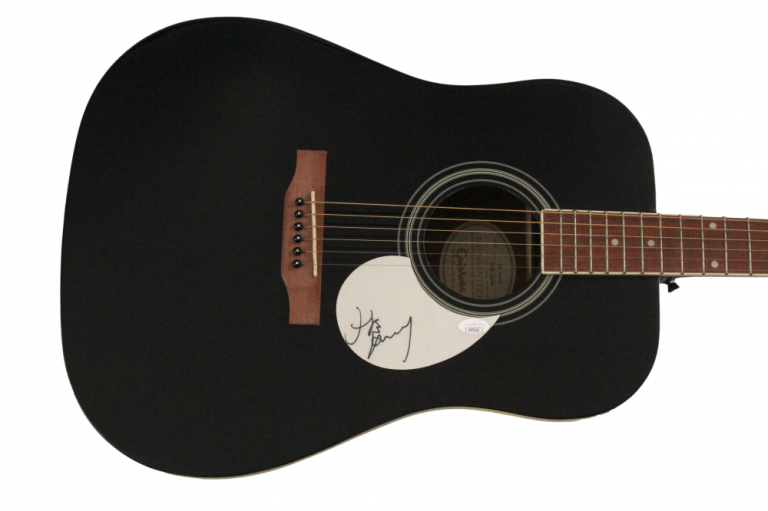 JOE PERRY AEROSMITH SIGNED AUTOGRAPH FULL SIZE GIBSON EPIPHONE GUITAR W/ JSA COA
 COLLECTIBLE MEMORABILIA