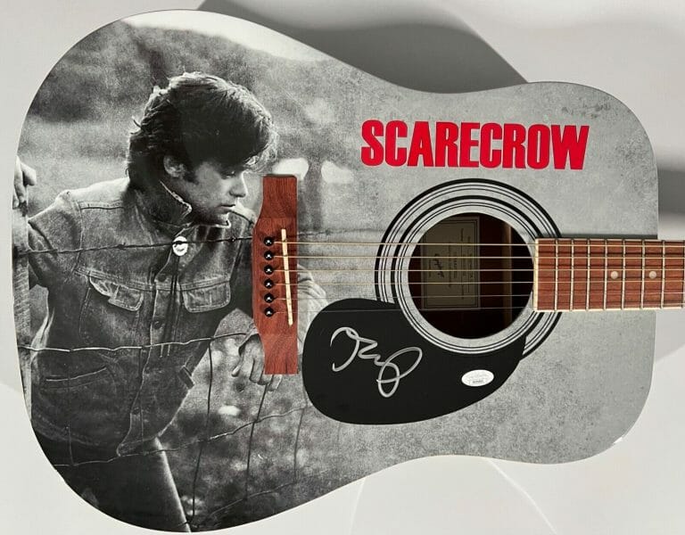 JOHN MELLENCAMP JSA GUITAR AUTOGRAPH SIGNED ACOUSTIC GUITAR
 COLLECTIBLE MEMORABILIA