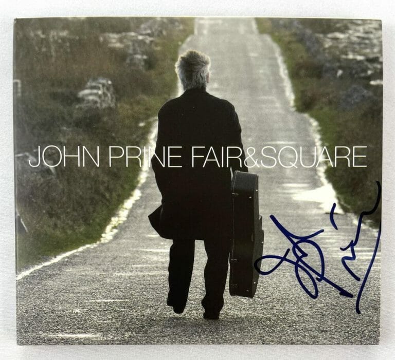 JOHN PRINE SIGNED AUTOGRAPH FAIR & SQUARE CD – COUNTRY MUSIC ICON W/ JSA COA
 COLLECTIBLE MEMORABILIA