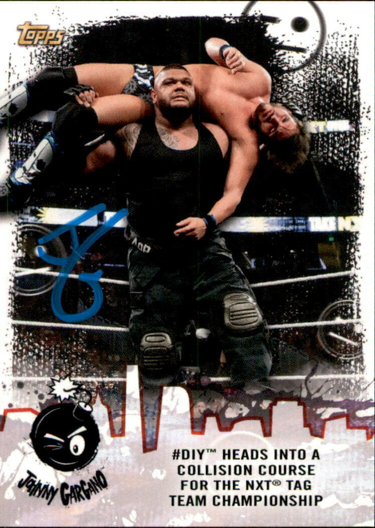 JOHNNY GARGANO SIGNED 2020 TOPPS WWE NXT CARD JG-6
 COLLECTIBLE MEMORABILIA