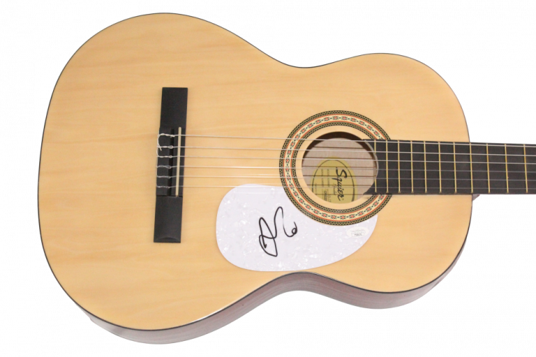 JON PARDI SIGNED AUTOGRAPH FENDER ACOUSTIC GUITAR – HEARTACHE MEDICATION JSA COA
 COLLECTIBLE MEMORABILIA