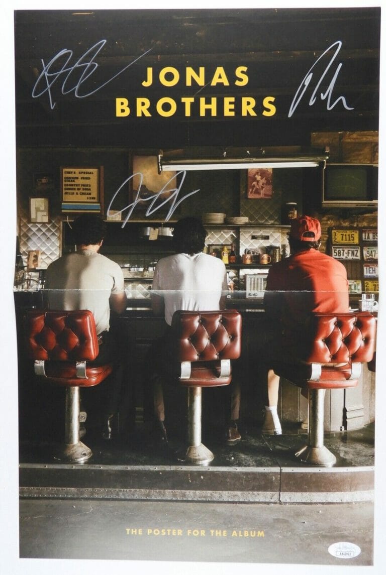 Orders The album Jonas brothers vinyl + signed poster