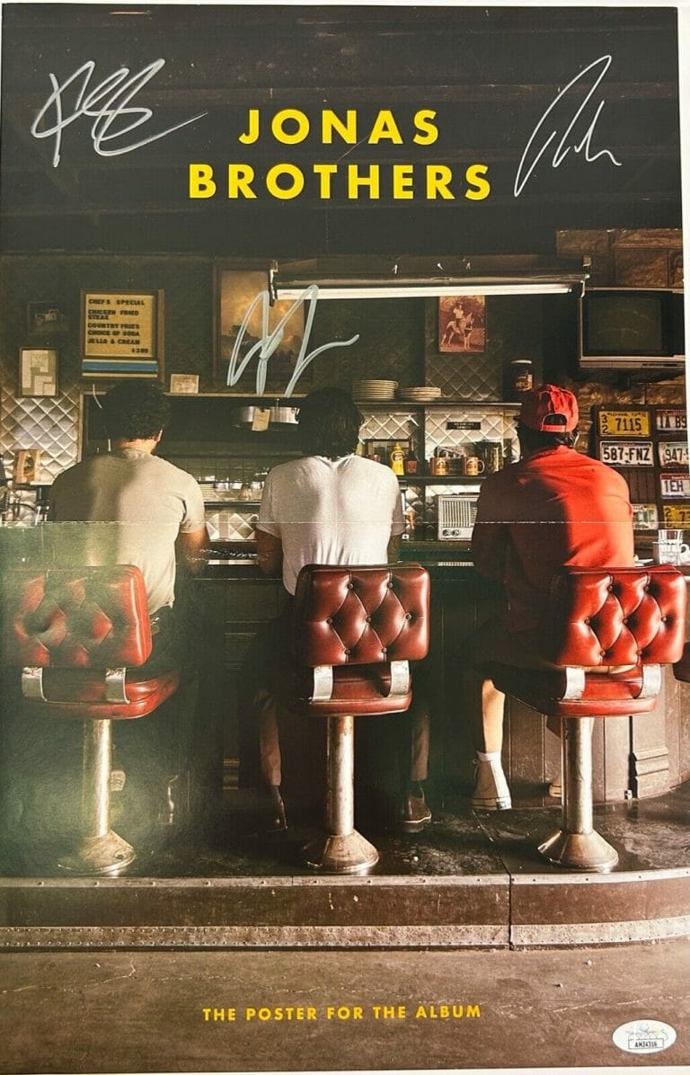 Jonas Brothers signed outlet debut album cover