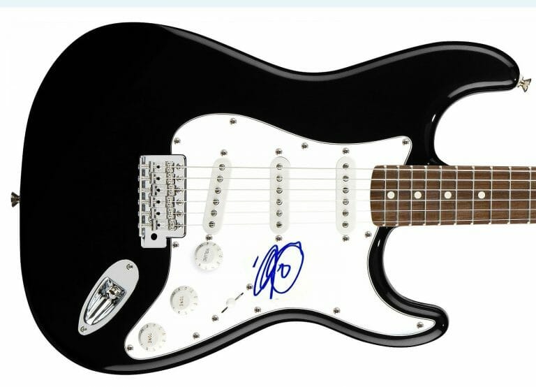 JOSH GROBAN AUTOGRAPHED SIGNED GUITAR
 COLLECTIBLE MEMORABILIA