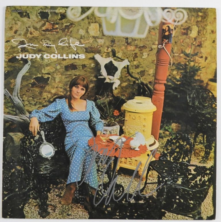 JUDY COLLINS JSA SIGNED AUTOGRAPH ALBUM RECORD IN MY LIFE
 COLLECTIBLE MEMORABILIA