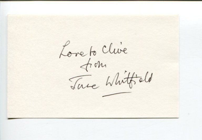 JUNE WHITFIELD ABSOLUTELY FABULOUS DOCTOR WHO TERRY AND JUNE SIGNED AUTOGRAPH
 COLLECTIBLE MEMORABILIA