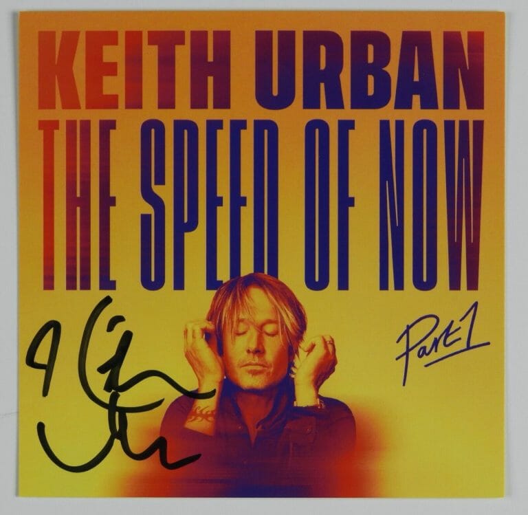 KEITH URBAN JSA SIGNED AUTOGRAPH CD BOOKLET THE SPEED OF NOW PART 1
 COLLECTIBLE MEMORABILIA