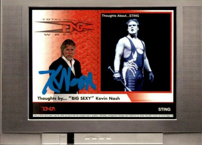 KEVIN NASH SIGNED 2008 TRISTAR TNA IMPACT CARD BS-3 WWE
 COLLECTIBLE MEMORABILIA