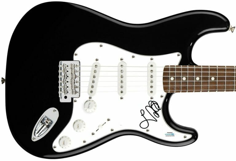 L.A. REID AUTOGRAPHED SIGNED GUITAR ACOA
 COLLECTIBLE MEMORABILIA