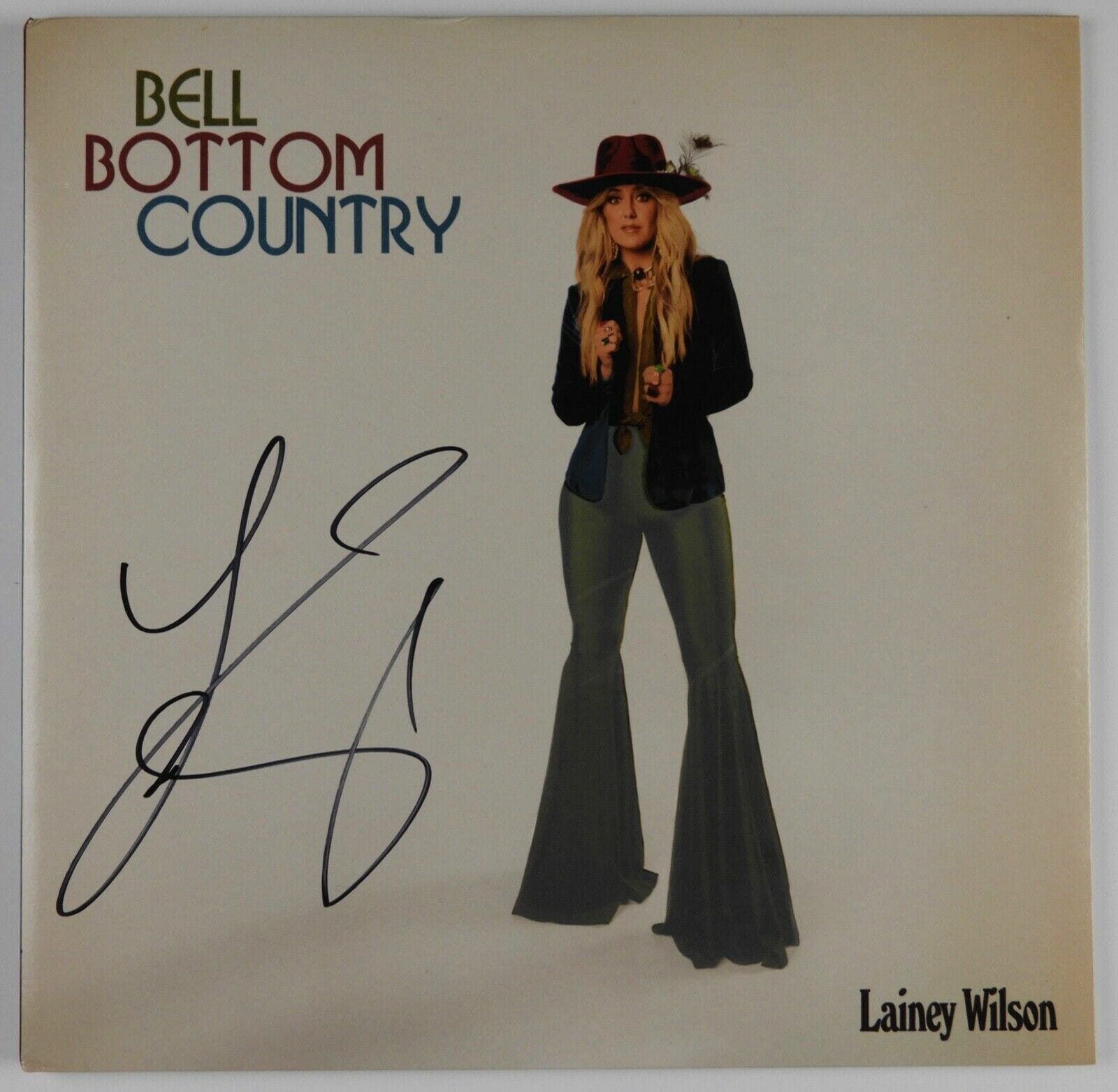 Lainey Wilson JSA Signed Autograph Album Record Bell Bottom Country ...