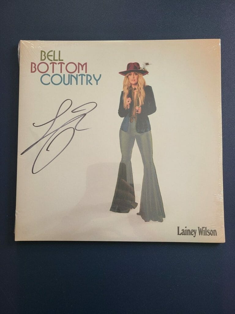 LAINEY WILSON Signed Autographed BELL BOTTOM COUNTRY LP Album Record ...