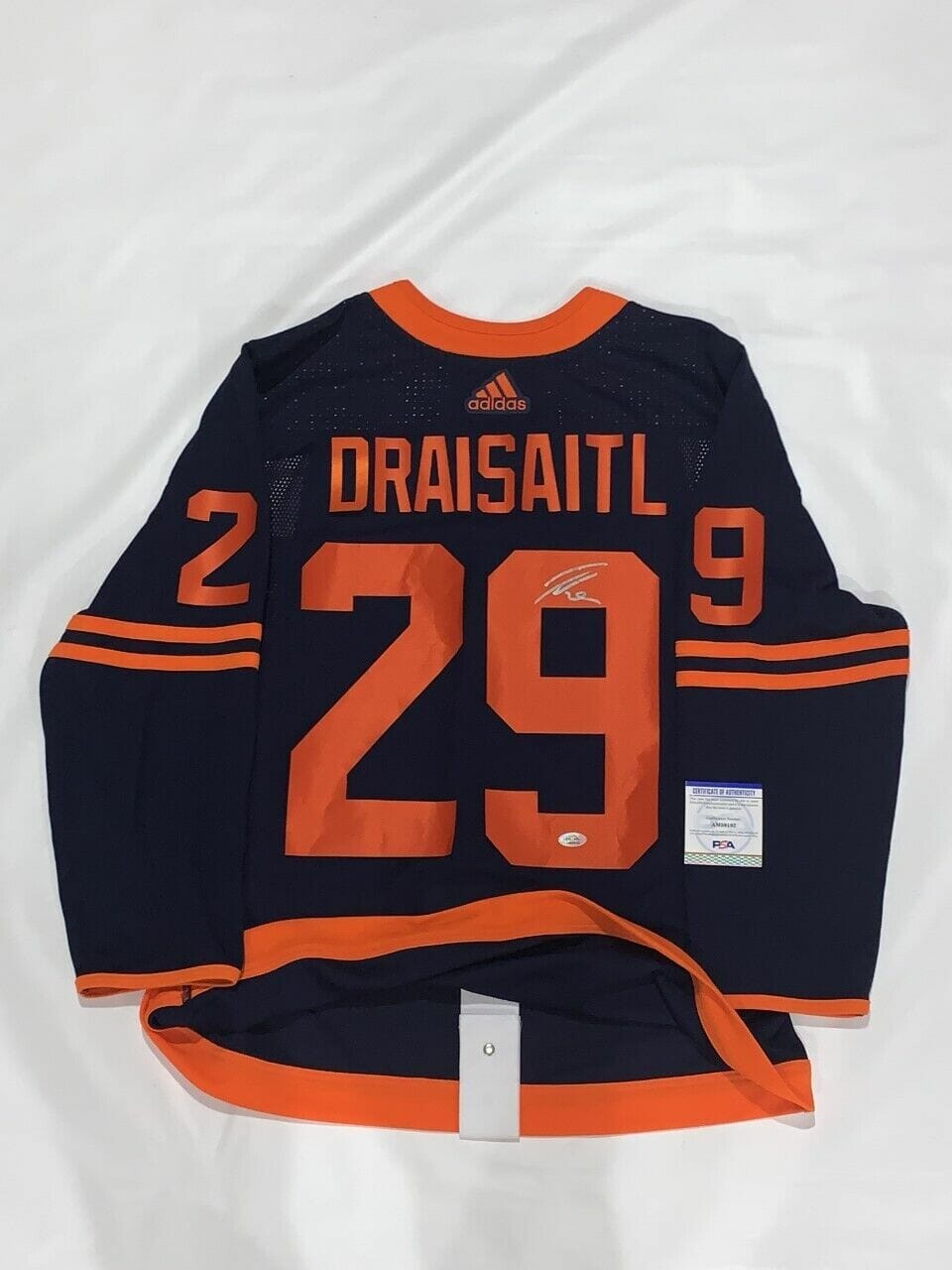 LEON DRAISAITL SIGNED ADIDAS CLIMALITE EDMONTON OILERS JERSEY PSA COA
Opens in a new window or tab