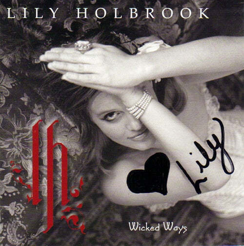 LILY HOLBROOK AUTOGRAPHED SIGNED CD COVER
 COLLECTIBLE MEMORABILIA