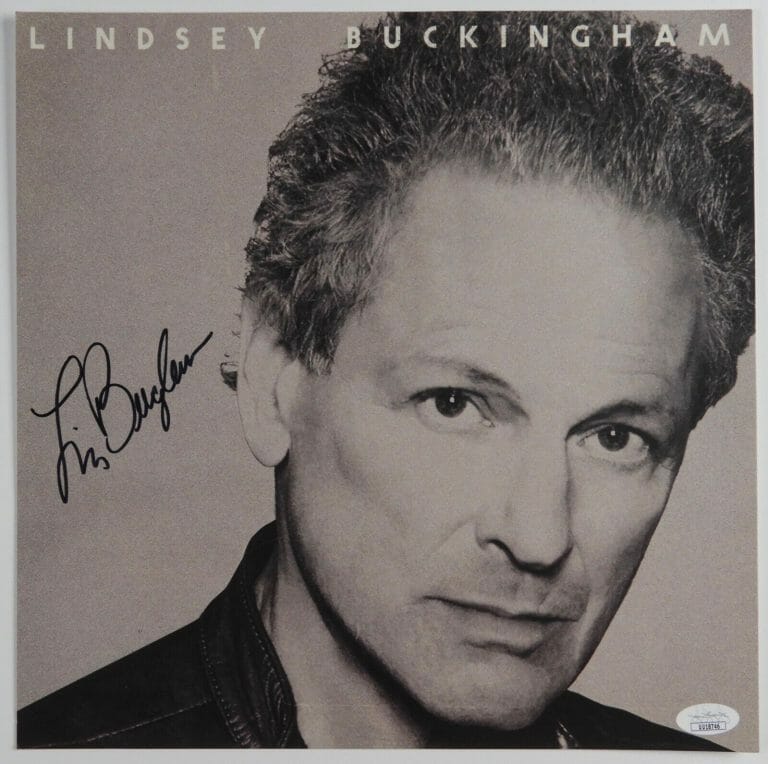 Lindsey Buckingham Jsa Autograph Signed Record Album Flat Fleetwood Mac