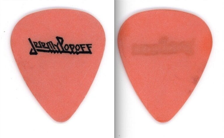 LIT 2002 ATOMIC TOUR JEREMY POPPOFF ((MISSPRINT ONE SIDED)) GUITAR PICK
 COLLECTIBLE MEMORABILIA