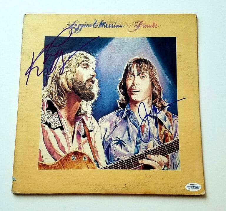 Kenny Loggins & Jim Messina on sale Dual Signed Autographed Vintage LOGGINS MESSINA Record Album LP