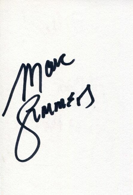 MARC SUMMERS FOOD NETWORK TV UNWRAPPED DOUBLE DARE HOST RARE SIGNED AUTOGRAPH
 COLLECTIBLE MEMORABILIA