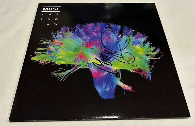 MATT BELLAMY SIGNED MUSE THE 2ND LAW VINYL RECORD JSA Opens in a