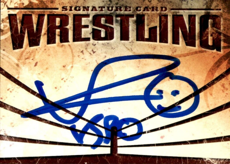 MATT RIDDLE SIGNED WWE WRESTLING SIGNATURE AUTOGRAPH CARD RAW SMACKDOWN NXT UFC
 COLLECTIBLE MEMORABILIA