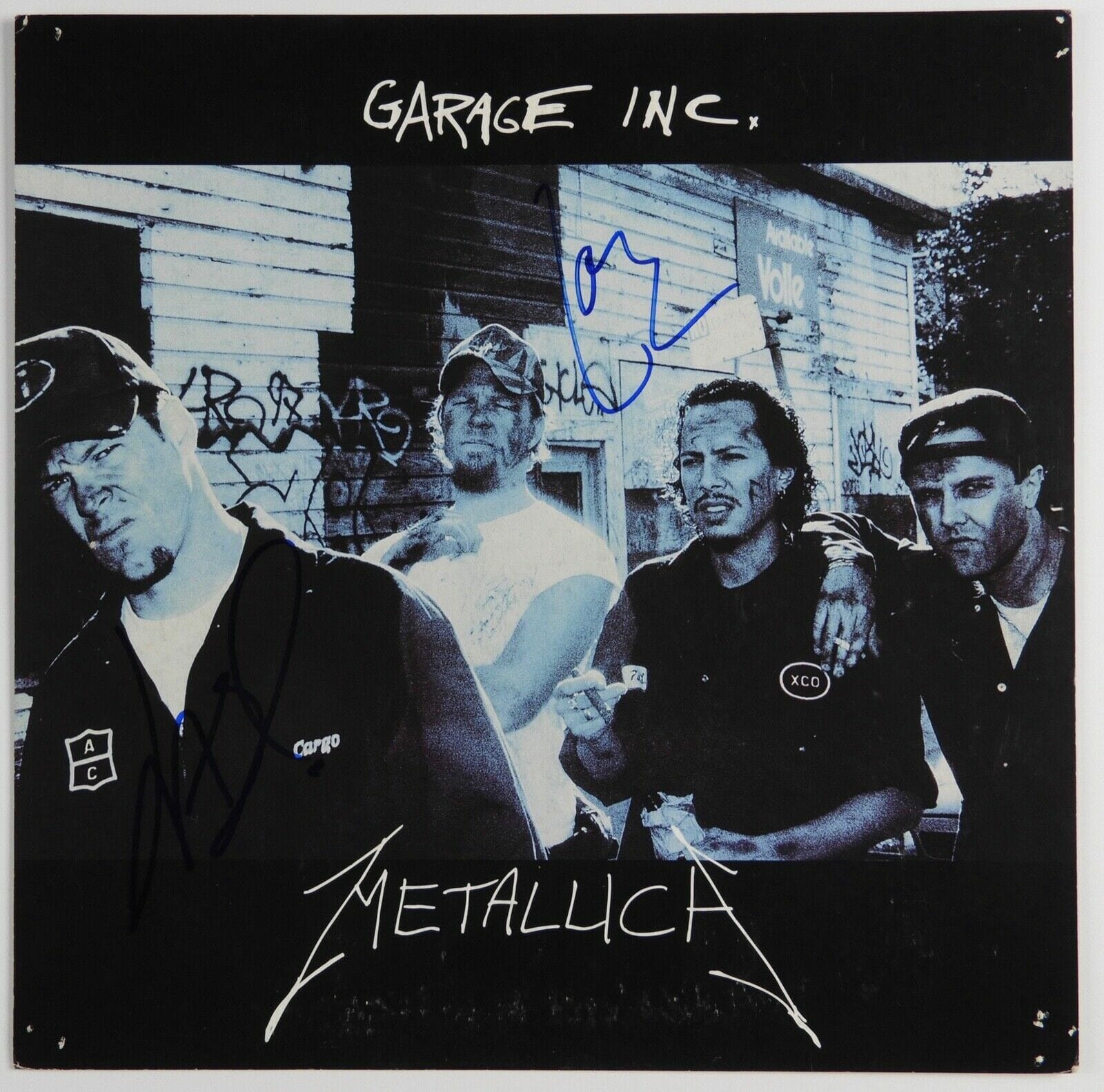 Metallica JSA Signed Autograph Lars Ulrich Jason Newsted Album Vinyl ...