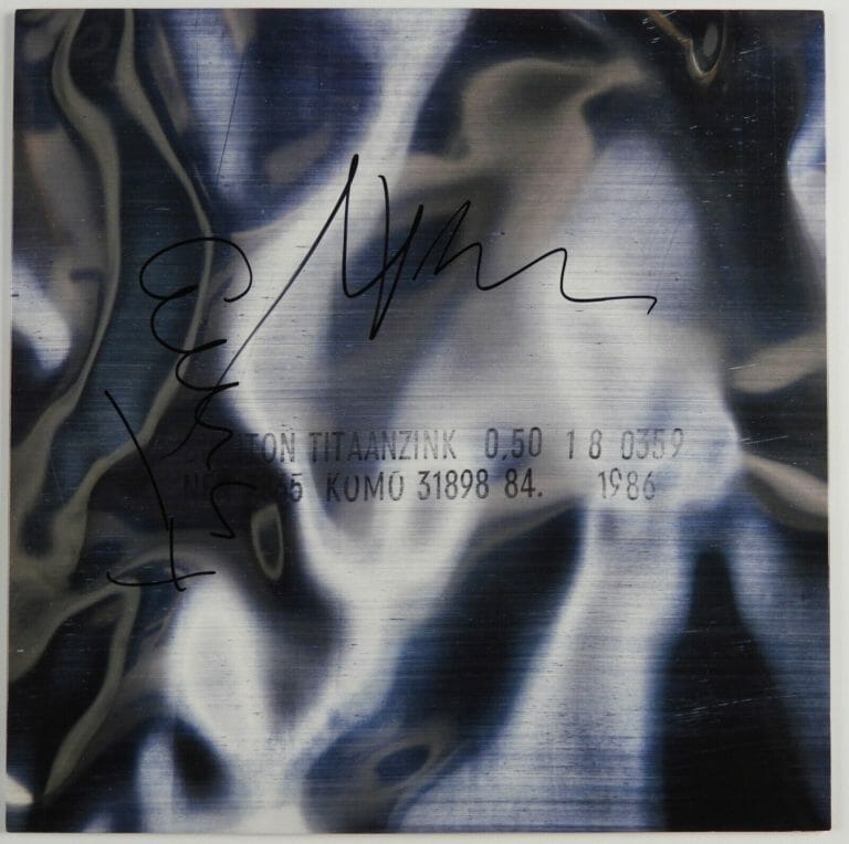 NEW ORDER JSA AUTOGRAPH SIGNED RECORD ALBUM BROTHERHOOD BENARD SUMNER STEPHEN
 COLLECTIBLE MEMORABILIA