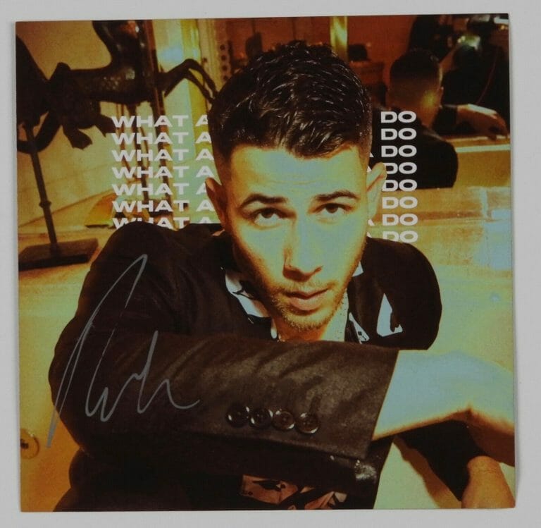 NICK JONAS JSA SIGNED AUTOGRAPH CD WHAT A MAN GOTTA DO
 COLLECTIBLE MEMORABILIA
