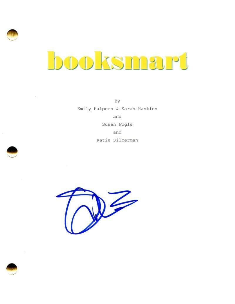 Olivia Wilde Signed Autograph Booksmart Full Movie Script starring