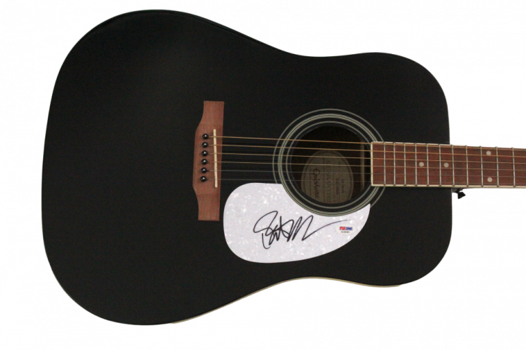 PAT MONAHAN TRAIN SIGNED AUTOGRAPH FULL SIZE GIBSON EPIPHONE GUITAR W/ PSA COA
 COLLECTIBLE MEMORABILIA