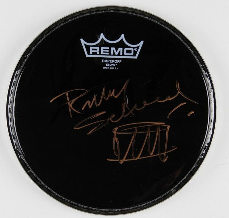 PATTY SCHEMEL AUTOGRAPH SIGNED DRUM HEAD JSA COA HOLE
 COLLECTIBLE MEMORABILIA