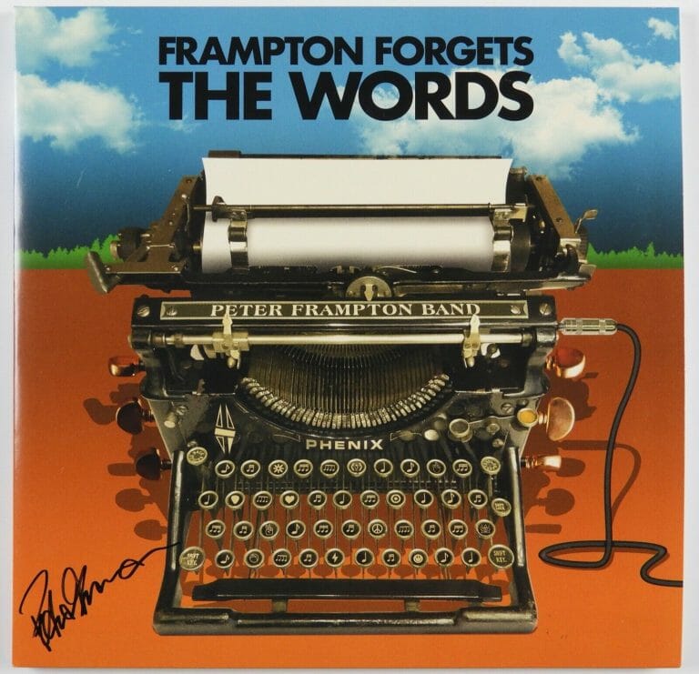 PETER FRAMPTON JSA SIGNED AUTOGRAPH ALBUM RECORD LP THE WORDS
 COLLECTIBLE MEMORABILIA